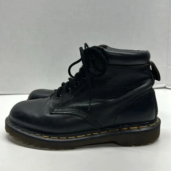 Dr. Martens Other - Dr. Martens Docs Boots Lace Up Ankle Leather Black Vintage Made in England UK 6